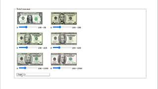 DEMO: Money Counter via HTML, CSS and JavaScript