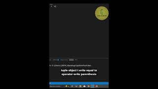 python module | tuple 'part 2' | CodeLearning