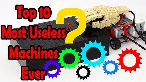 TOP 10 most useless machines ever made (pointless machines machines that do nothing)