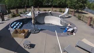 Pool Liner Replacement Timelapse