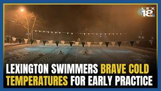 Lexington swimmers of all ages brave freezing temperatures for 6 a.m. pool practice