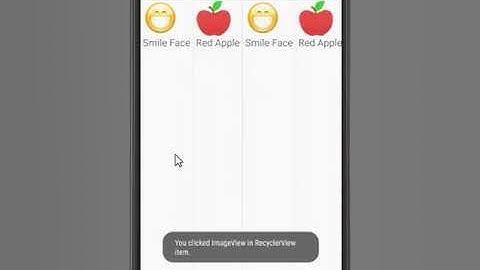 android recyclerview listview horizontal example