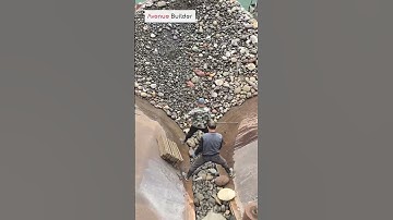 Amazing work - unloading cobblestone, | #cobblestone #shorts
