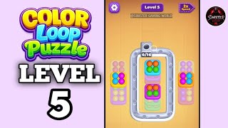 Color Loop Puzzle Level 5 Walkthrough Solution