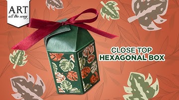 DIY Close Top Hexagonal Gift Box | Easy Origami Paper Craft Tutorial