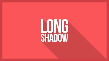 How To Make Long Shadow In Photoshop - Any Version | No Script or Plugin | Simple Method