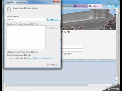 Set IE11 compatibility
