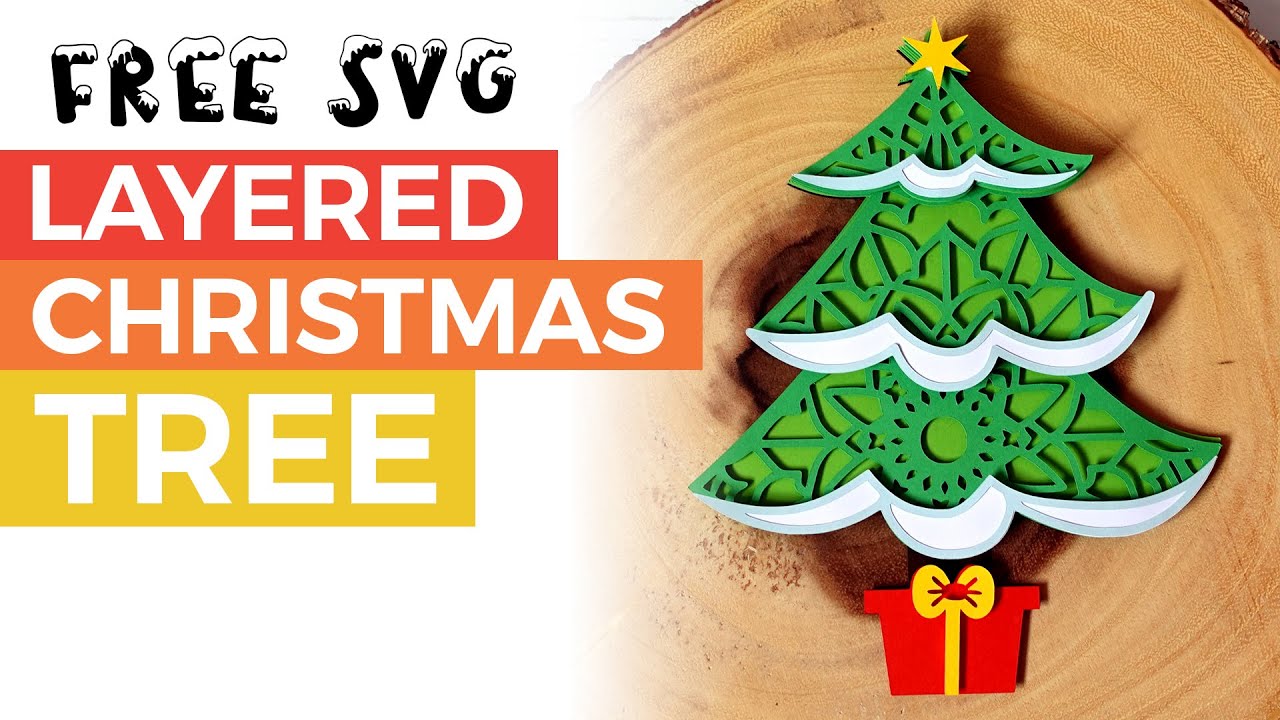 Download Christmas Tree Free Layered Svg Craft With Sarah SVG, PNG, EPS, DXF File