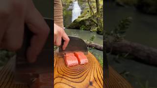 How To Cook Salmon In The Forest #2026 #cooking #food #amazing #viral #trending