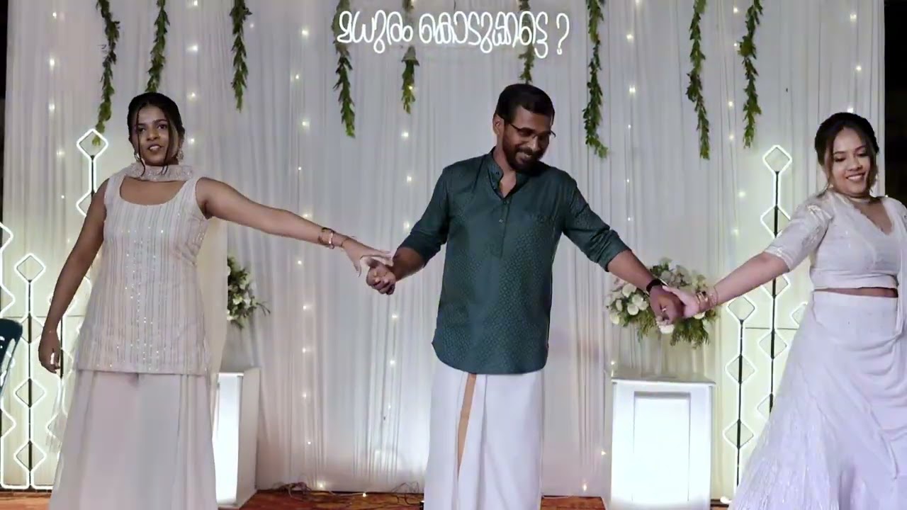 A special dance by family on her madhuramveppu day ❤️