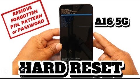 How to Hard Reset Samsung A16 5G – Unlock PIN/Pattern 🔒