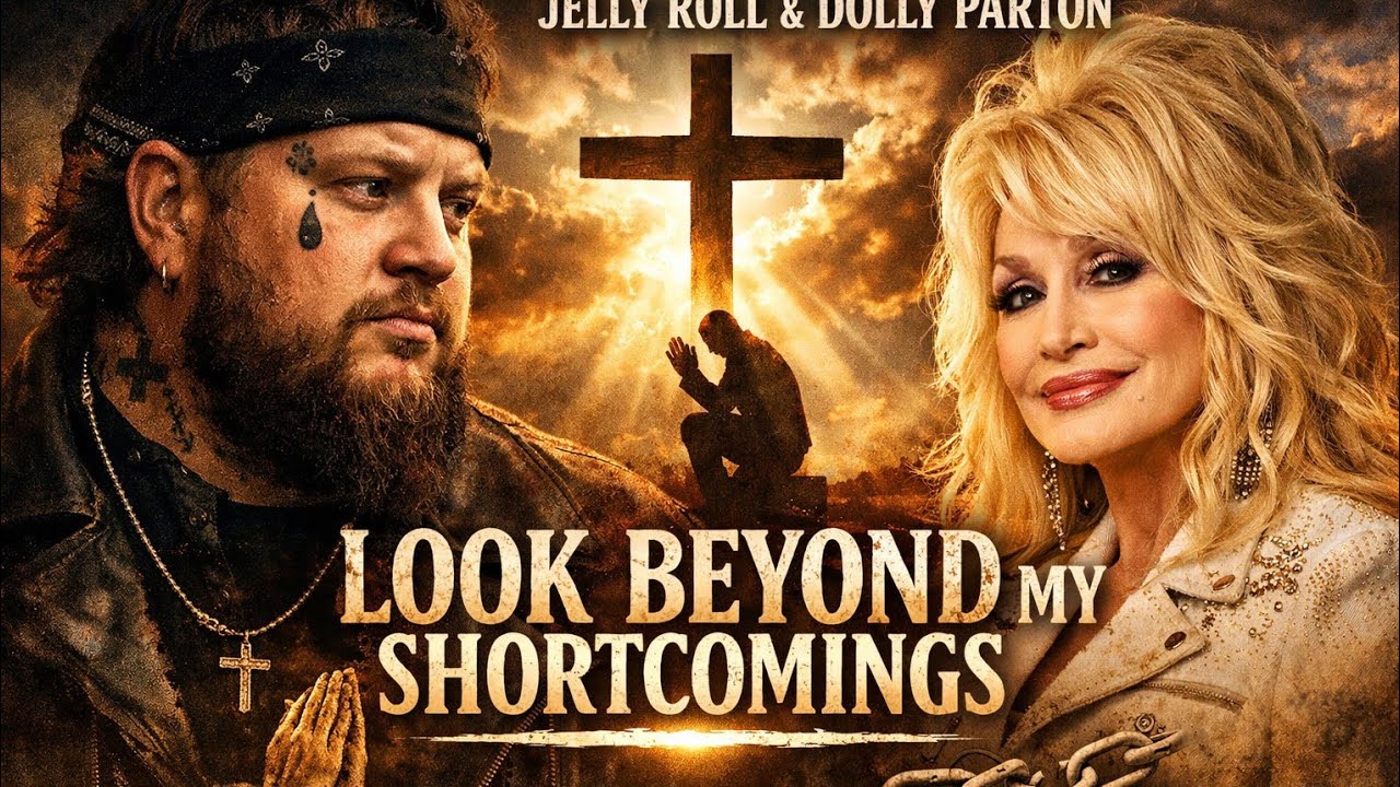 Jelly Roll ft Dolly Parton - LOOK BEYOND MY SHORTCOMINGS | Country Gospel Music 