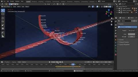 Ribbon Bow Animation | Blender | Find the Project File in Description.