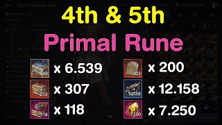 Black Desert Mobile | 4th & 5th Primal Rune