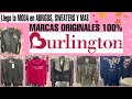 What? BURLINGTON está LLENO de Abrigos, Sweaters, Chamarras, Blusas de MARCAS ORIGINALES y baratas❗️