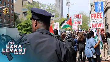 Columbia University anti-Israel protesters block media access to encampment