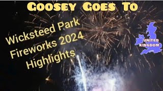 Goosey Goes To Wicksteed Park - Fireworks 2024 Highlights.