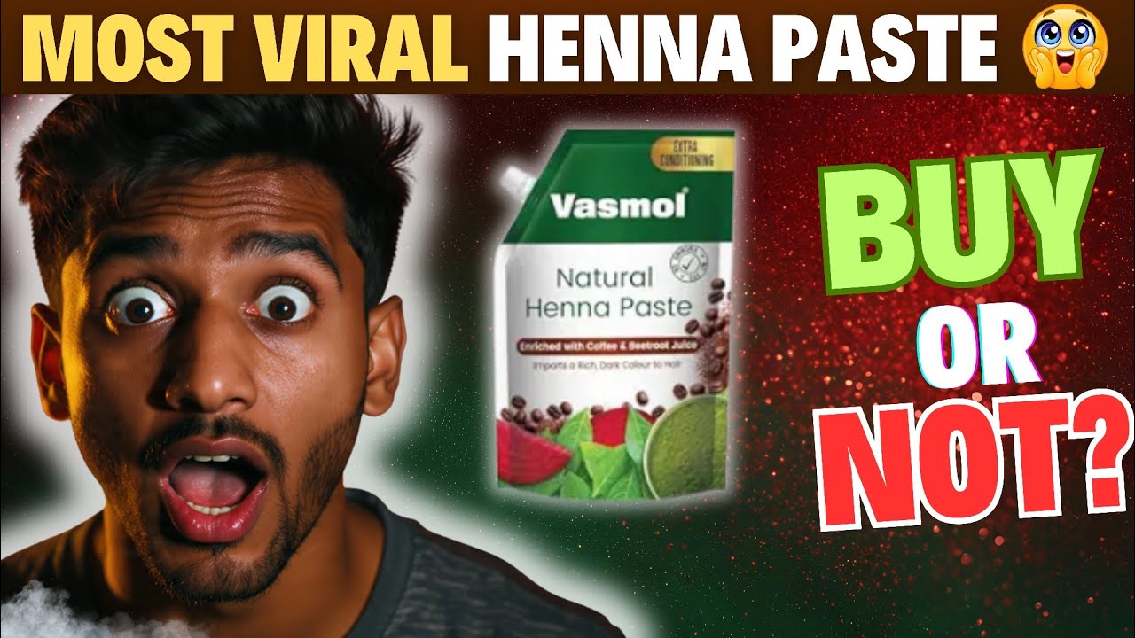 [NEW] Vasmol Henna Paste Review 😱 | Natural Hair Colour or Just Hype?