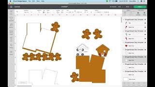 How to change the Cut Layer to Draw Layer in Design Space for Gingerbread Simple SVGs screenshot 2