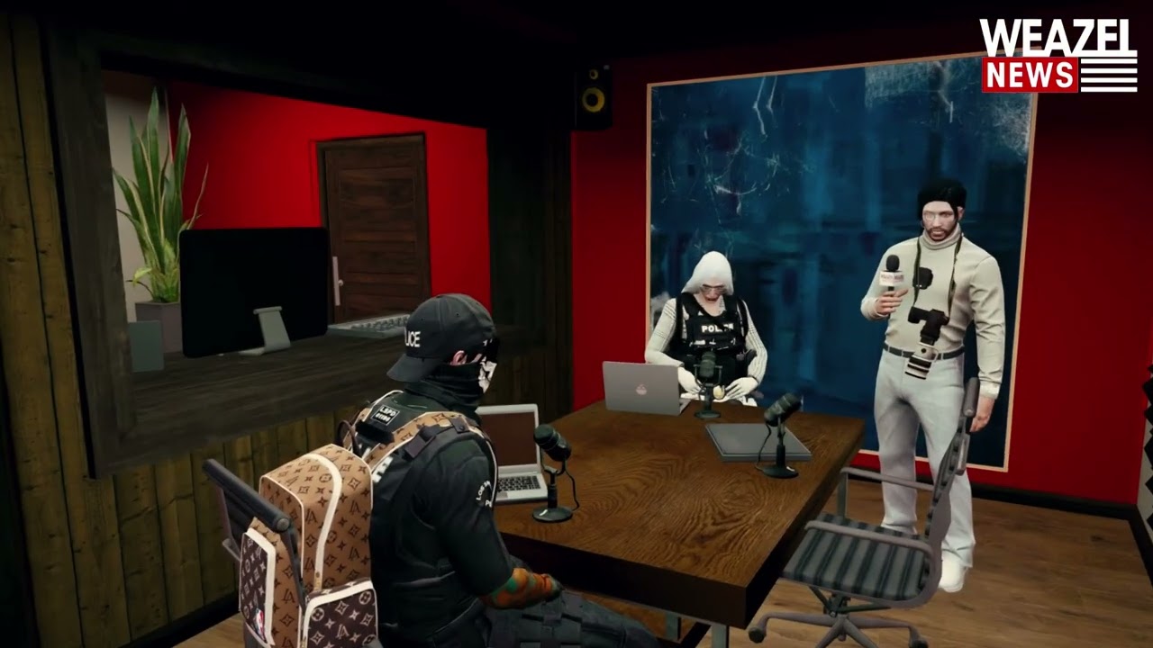 [Weazel News] Интервью с полицейским Denzel Moure о работе LSPD