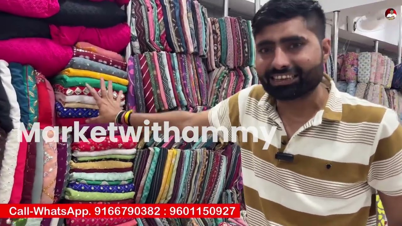 Surat Cut Piece Market | Cotton Fabric ₹100/Kg | Wholesale Lot Deals