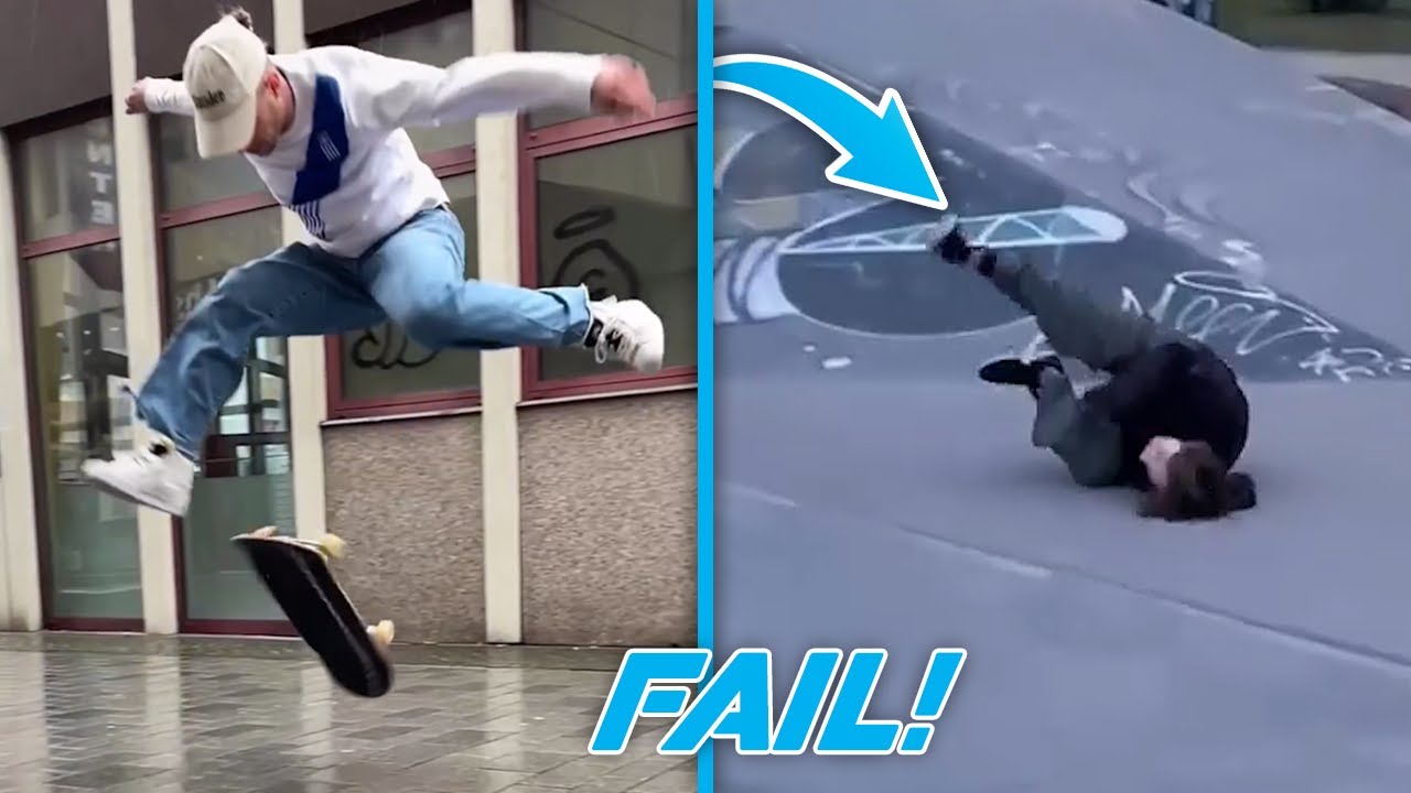SKATEBOARDING ( EXTREME FAILS AND WINS ) ! EP 22 YouTube