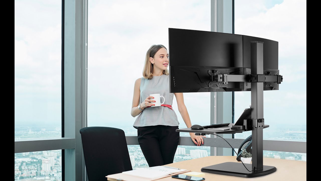 Rise Above with AVLT Dual Monitor Desk Transformer!(AVLT-MT60-1 ...
