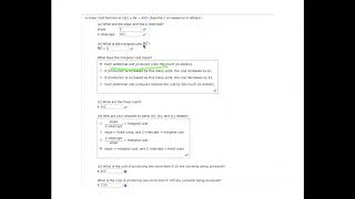 A linear cost function is c(x) 8x 450. (Assume C is measured in dollars.) (a) What are the slope an…