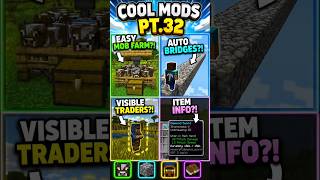 🔥 Minecraft Cool Mods PT 32 | Easy Mob Farm! 🐄