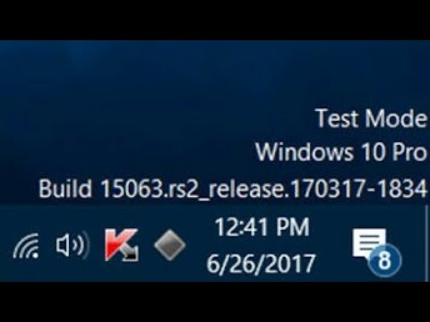 how to get out of windows test mode