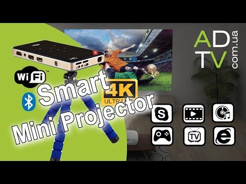 МИНИ ПРОЕКТОР на Андроиде. Smart mini PROECTOR на Android. Promo.