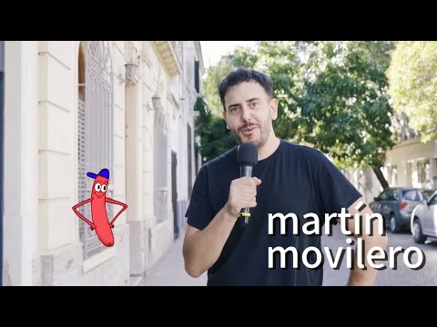 Martin, mobile phone operator with sausage