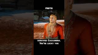 froth — Dragon age : Inquisition dialogue scene