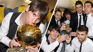 Messi wins 2nd Ballon d'Or (2011) with INIESTA, XAVI in the podium