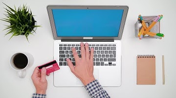 Man Typing On The Laptop Stock Video