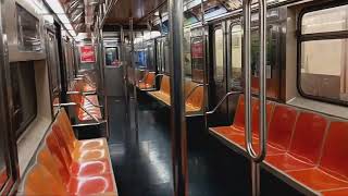 (1) Train full ride from South Ferry to Van Courtlandt Park 242nd Street (R62A)