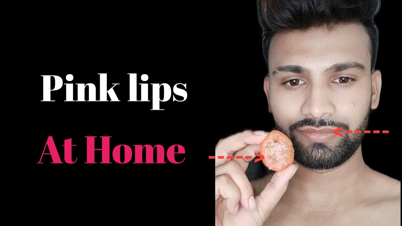 How to make Pink lips at home Kannada men's grooming Kannada beauty