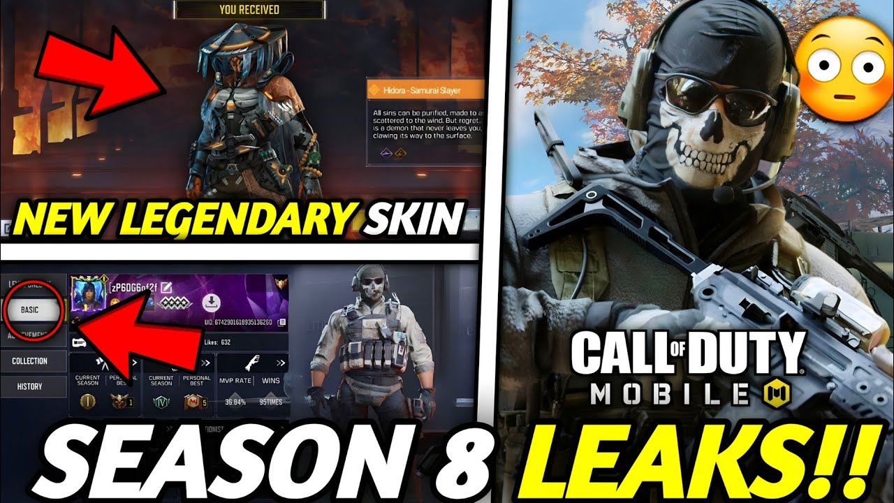 *NEW* Season 8 Leaks! Legendary Hidora Kai + New Features + Mythic Redux & New Weapon! Codm S8!