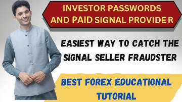 Investor Password, Paid Signals providers and Account managers | Tani Forex education Urdu tutorial