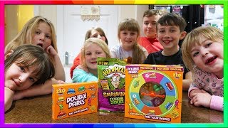 6th Birthday Sleepover With Double Dares Bean Boozled Challenge And Warhead  Hannah And Jessica