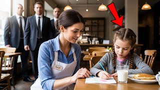 A Waitress Helped a Quiet Girl Every Morning — Until Her Father Walked In With 4 Bodyguards
