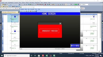 Pop Up Screen in GS2107 HMI || Window Screen || Mitsubishi HMI