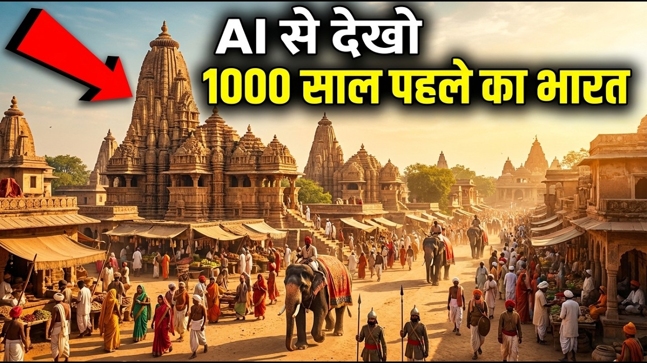 भारत 1000 साल पहले कैसा था? | AI Reconstruction of Ancient India