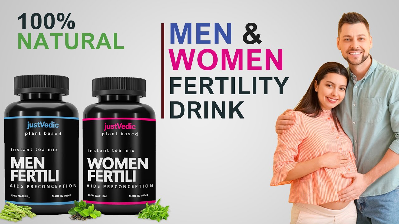 Justvedic Men Women Fertility Drink Mix 