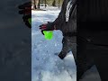 Making a snow penguin 🐧 #snow #penguin #beautiful