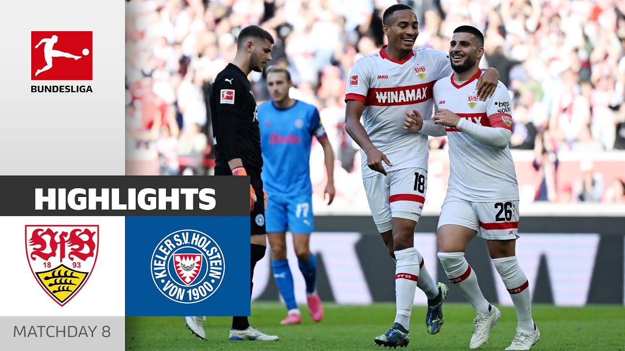 Undav & Co. In Great Shape! | VfB Stuttgart - Holstein Kiel 2-1 | Highlights | MD 8 – Bundesliga