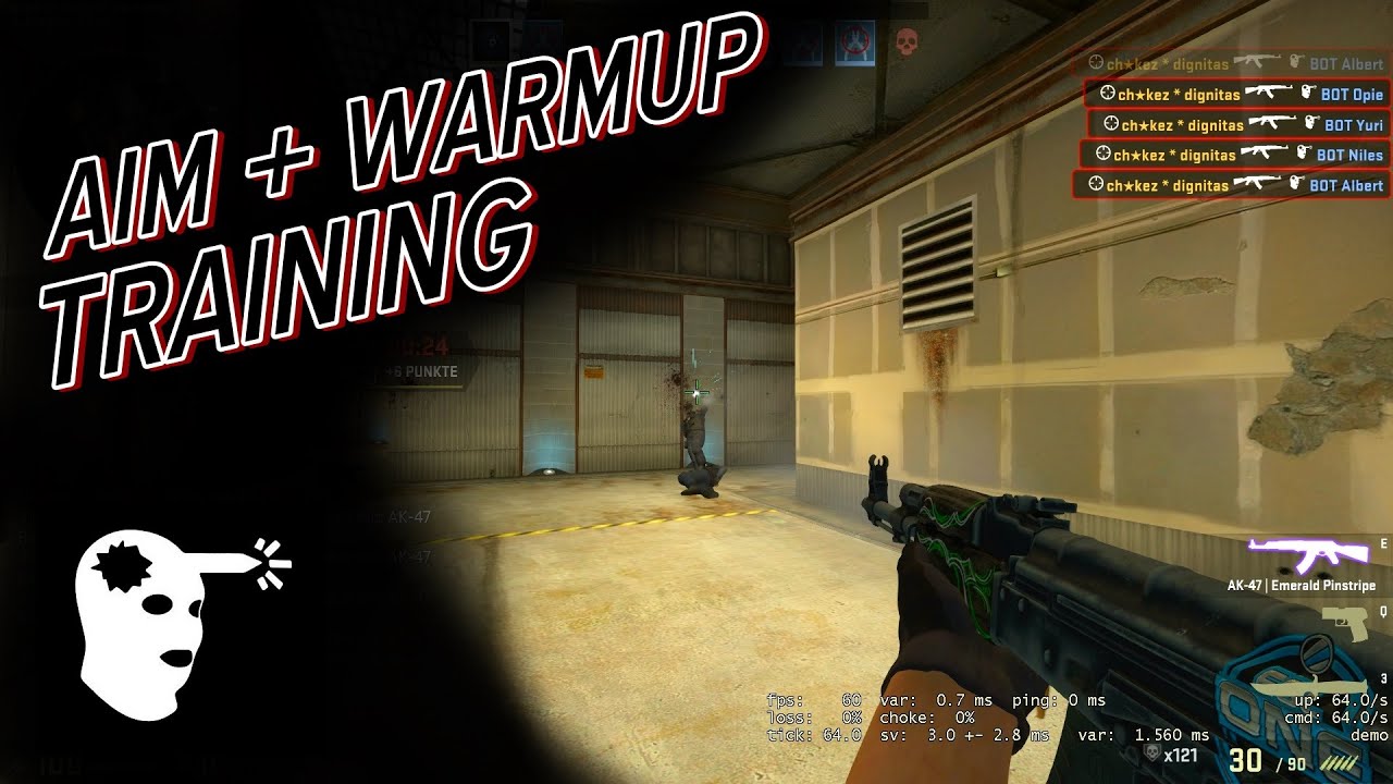 [CS:GO] AIM and Warmup Training by chokez - YouTube