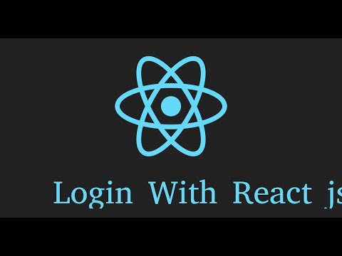 React Js tutorial - login with rest api