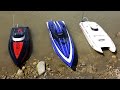 RC ADVENTURES - 3 Speed Boats & Full Scale Recovery - Impulse 31, Spartan, Mystic 29