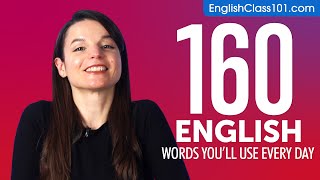 160 English Words You'll Use Every Day  Basic Vocabulary #56